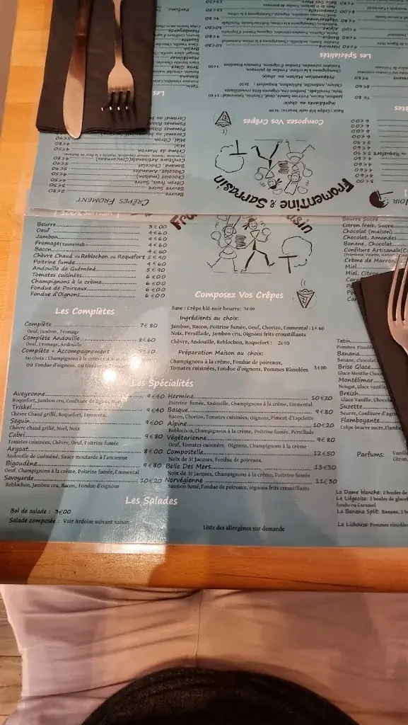 Menu_Crêperie Fromentine et Sarrasin Douarnenez_Douarnenez_image_2