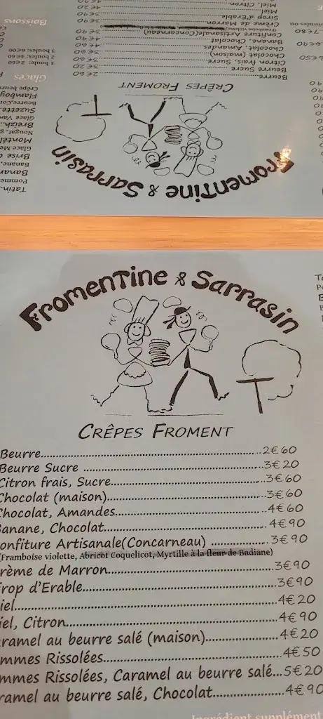 Menu_Crêperie Fromentine et Sarrasin Douarnenez_Douarnenez_image_3
