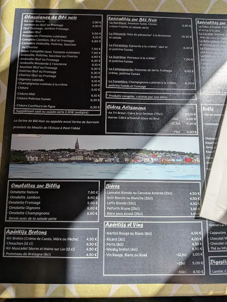 Menu_Crêperie Lannig_Douarnenez_immagine_2