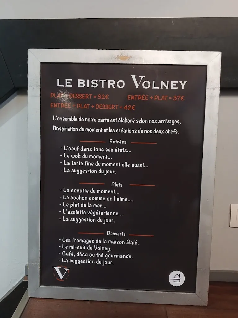 Menu_Le Bistro Volney_Rennes_image_3