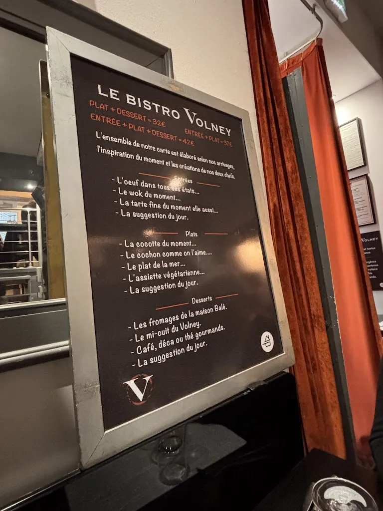 Menu_Le Bistro Volney_Rennes_image_4