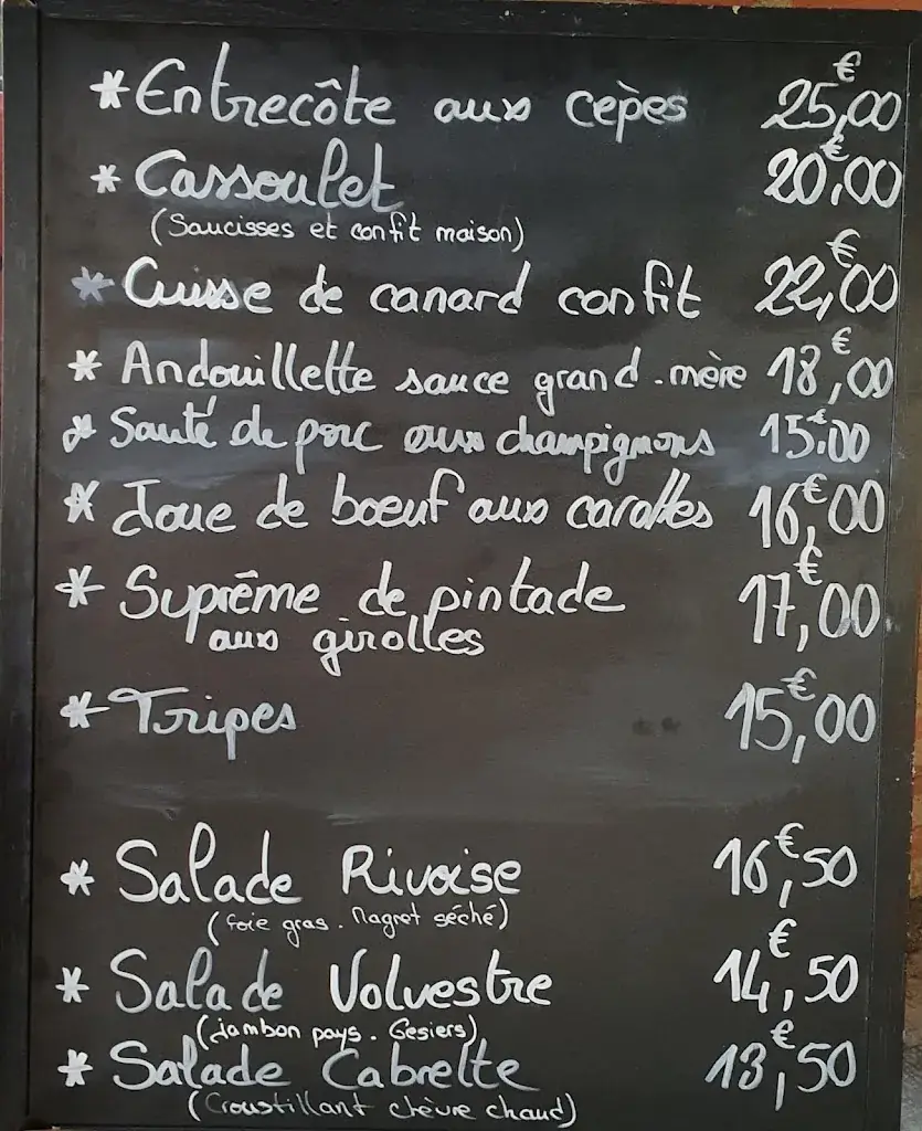 Menu_Restaurant de La Halle_Rieux-Volvestre_image_2