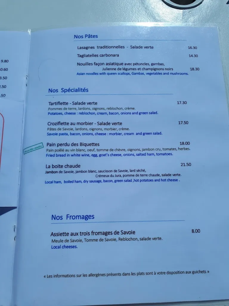 Menu_Les Borseliers_Champagny-en-Vanoise_image_2