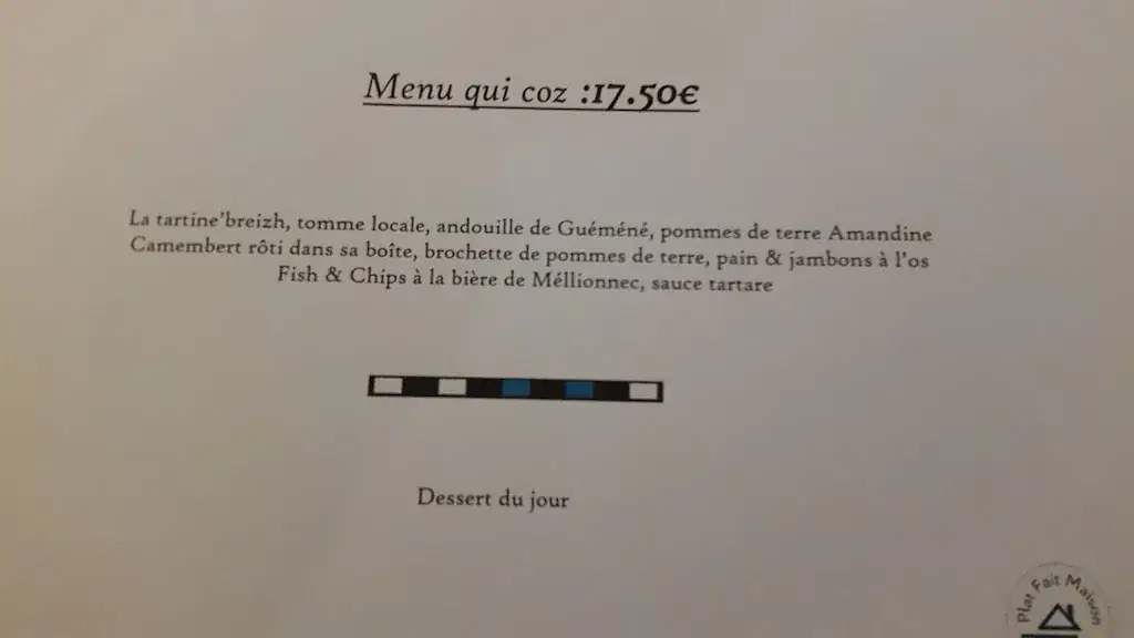 Menu_Le Bistrot Qui Coz_Rostrenen_immagine_3