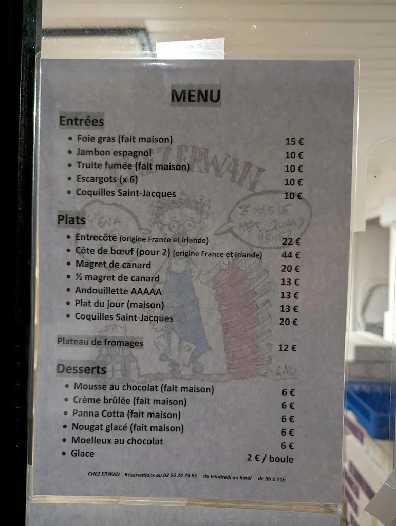 Menu_Chez Erwan_Rostrenen_image_2