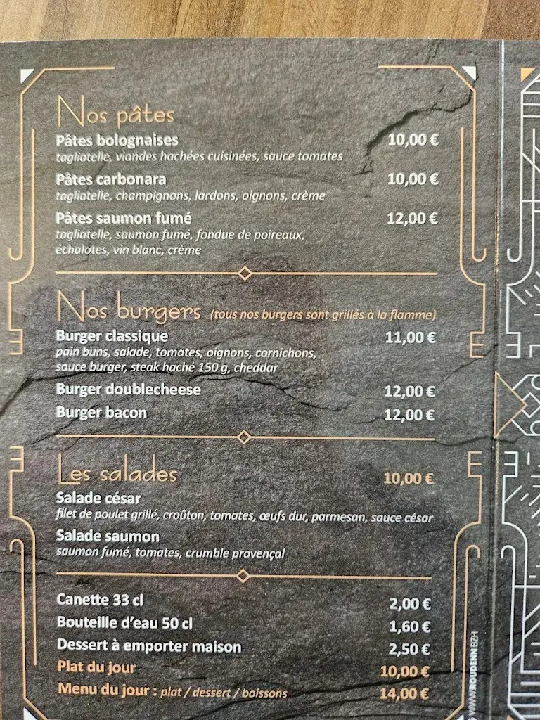 Menu_Pizzeria La Grotte_Rostrenen_image_1