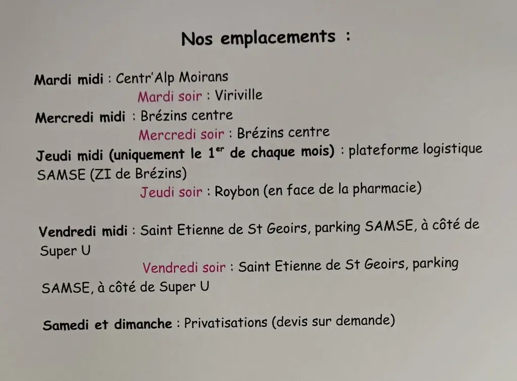 Menu_Food truck le Maëllou_Brézins_imagen_2