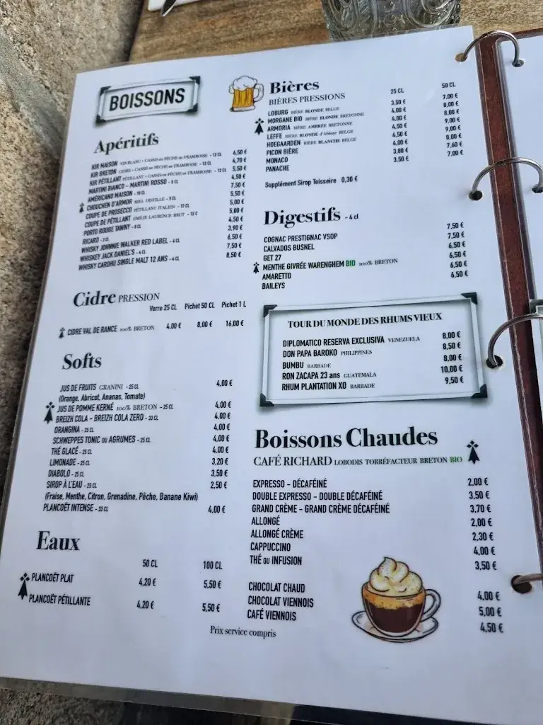 Menu_Le Café du Port Roscoff_Roscoff_image_2
