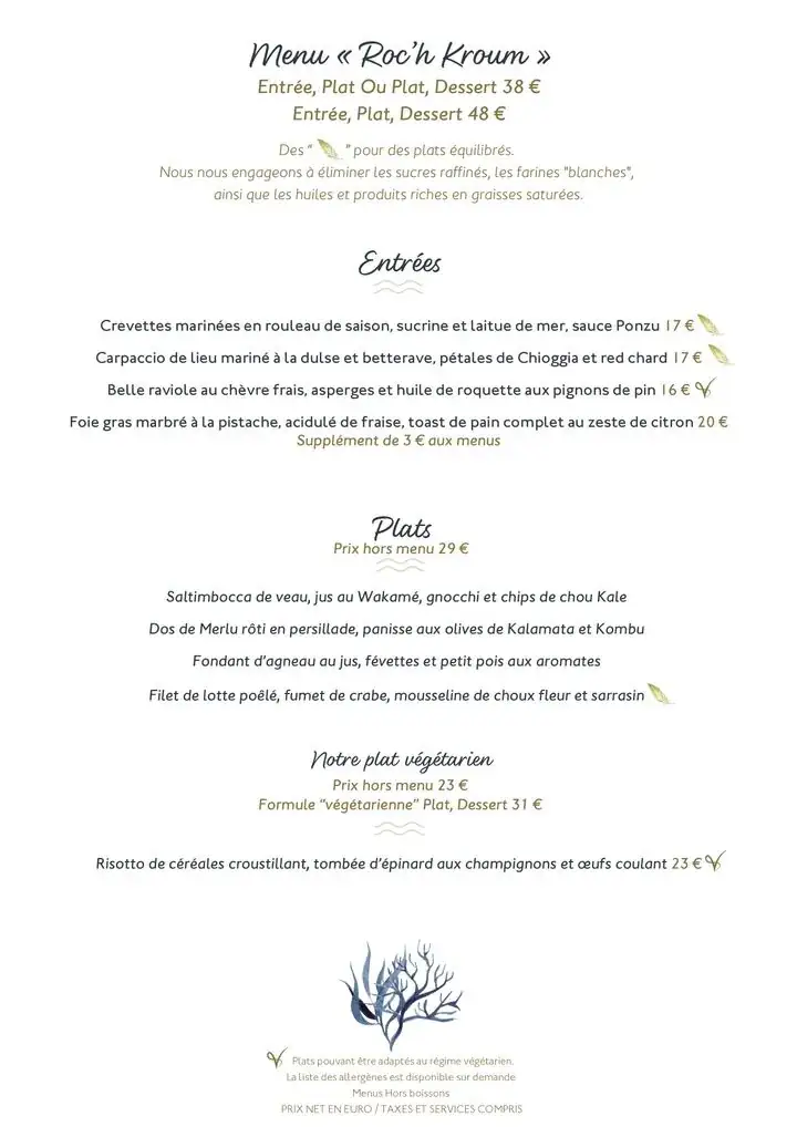 Menu_Restaurant Fleur marine_Roscoff_image_4