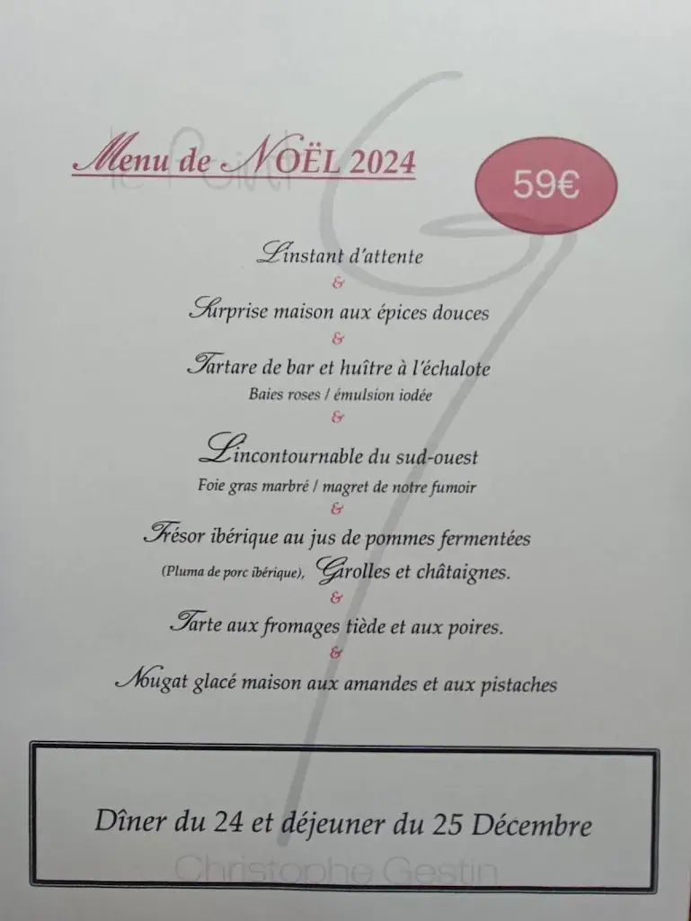 Menu_Restaurant Le Point g_Saint-Broladre_image_1