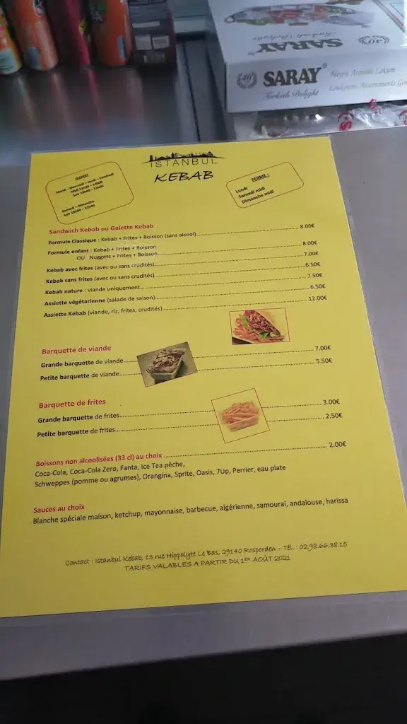 Menu_Istanbul Kebab Rosporden_Rosporden_image_2