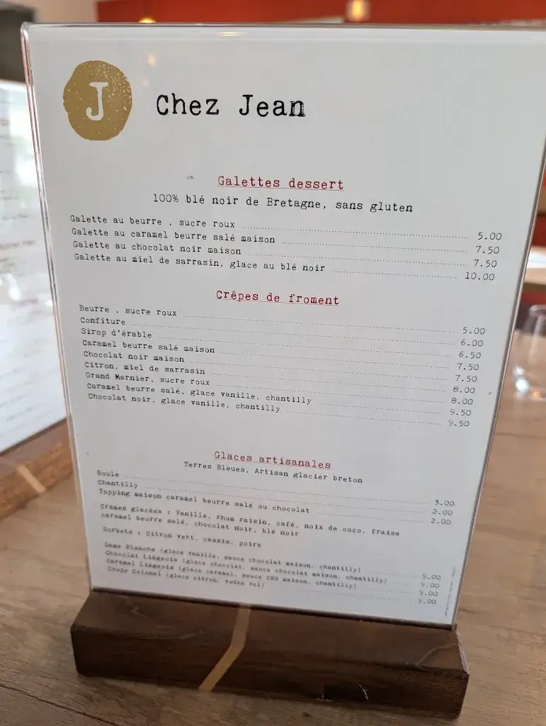 Menu_Chez Jean_Saint-Caradec_imagen_4