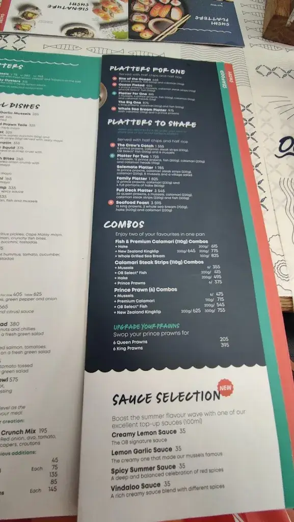 Menu_Ocean Basket Port Louis_Mauritius_image_1