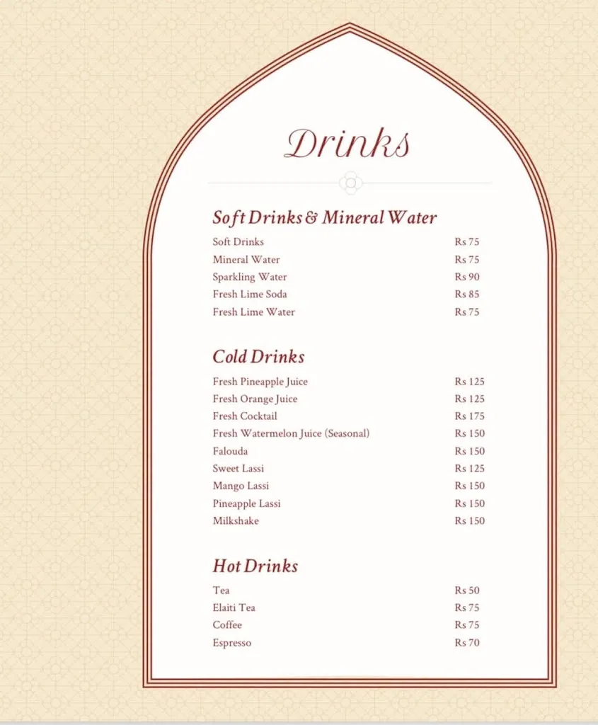 Menu_Rozi Darbarr Restaurant_Mauritius_image_1