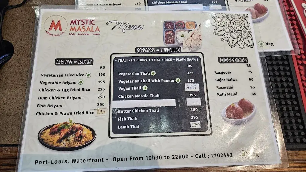 Menu_Mystic Masala_Mauritius_image_2