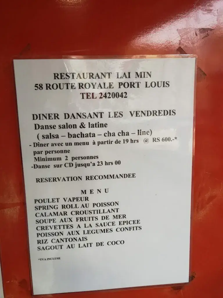 Menu_Restaurant Lai Min_Mauritius_image_4