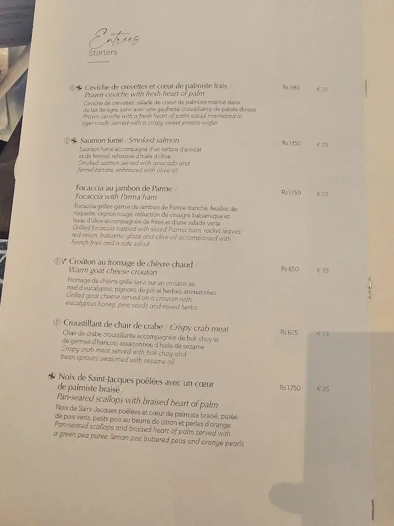 Menu_Brasserie Chic_Mauritius_image_2