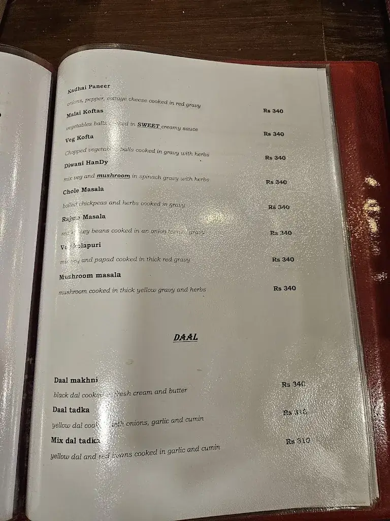 Menu_Sangam Taj Restaurant_Mauritius_image_2