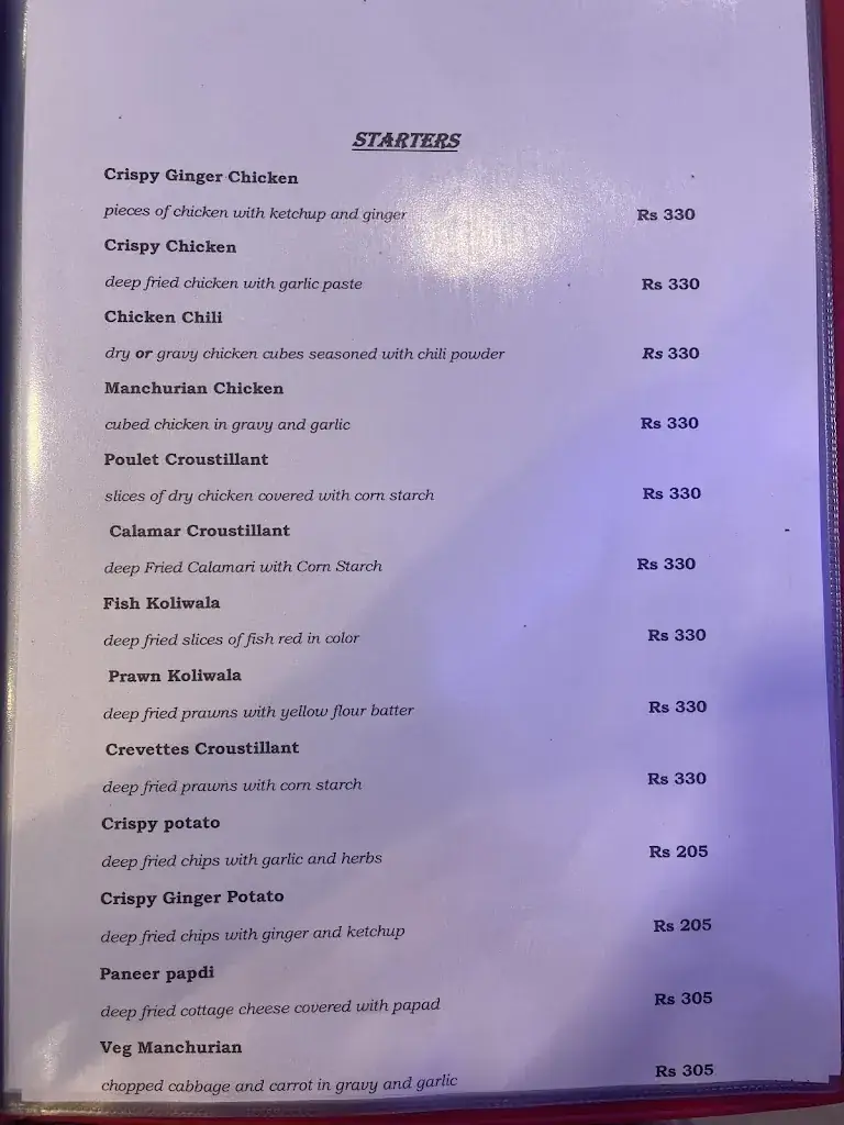 Menu_Sangam Taj Restaurant_Mauritius_image_4