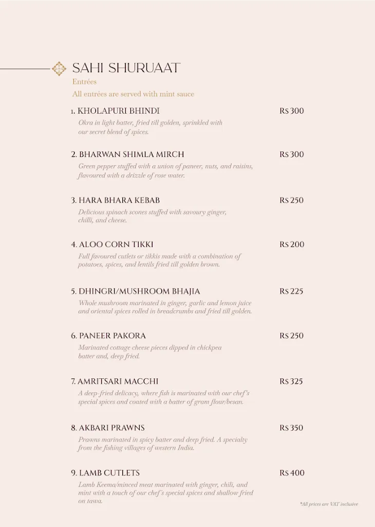 Menu_Indra Port Louis Waterfront_Mauritius_image_2