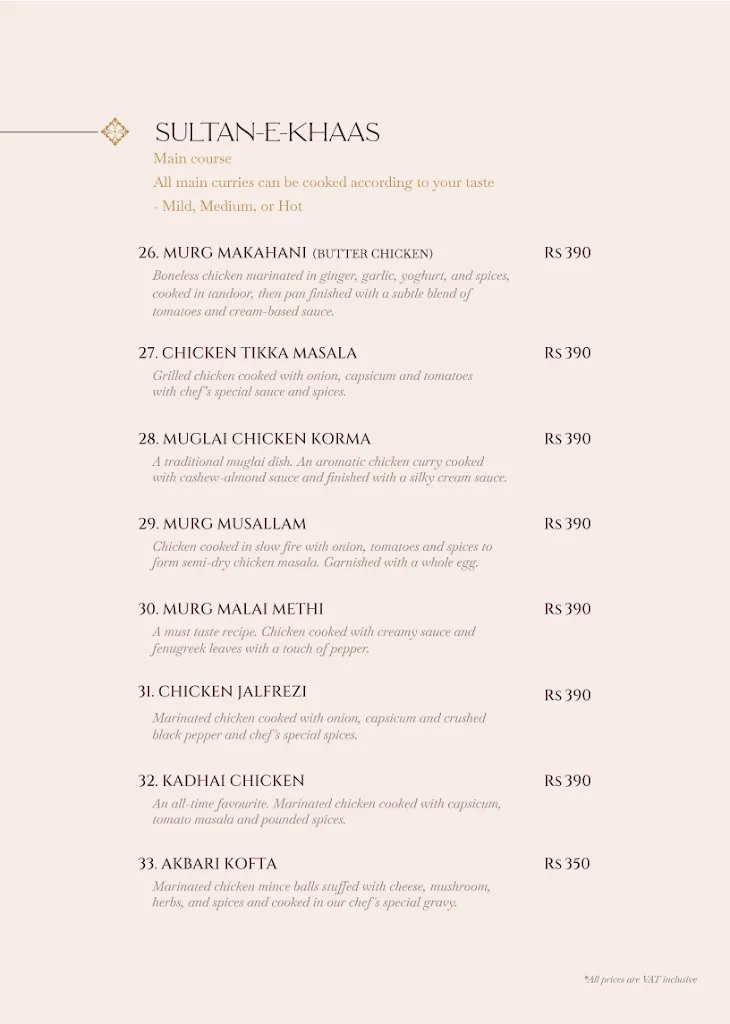 Menu_Indra Port Louis Waterfront_Mauritius_image_3