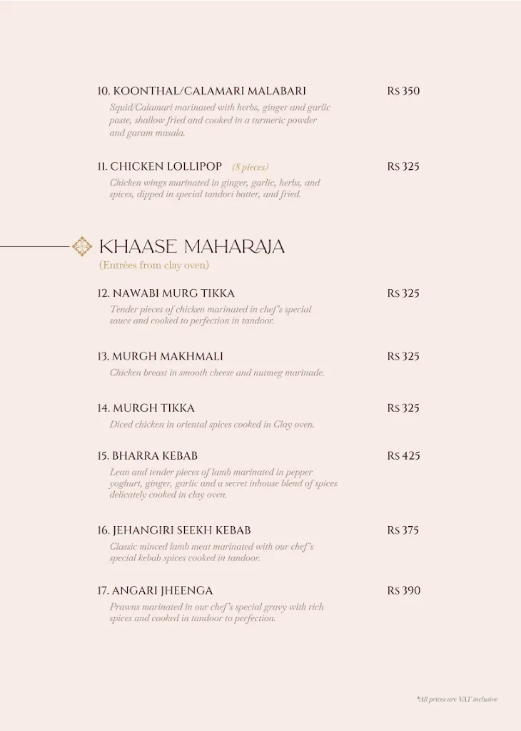 Menu_Indra Port Louis Waterfront_Mauritius_image_4