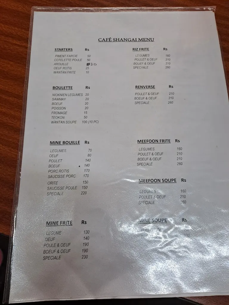 Menu_Cafe Shanghai_Mauritius_image_2
