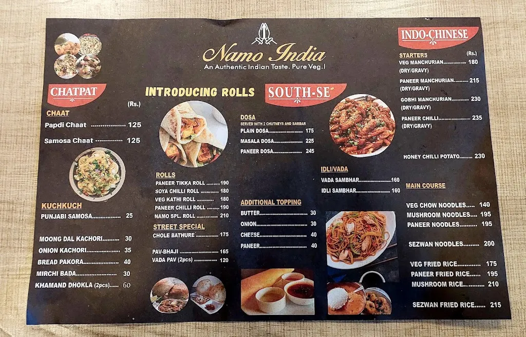 Menu_Namo india_Mauritius_image_1