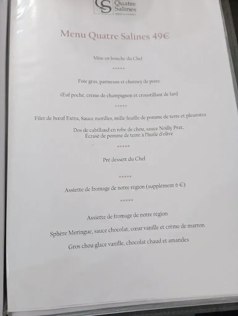 Menu_Restaurant Les Quatre Salines_Roz-sur-Couesnon_image_3