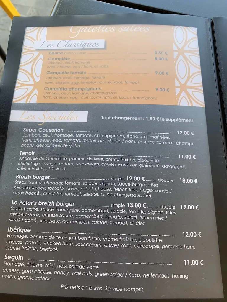 Menu_Restaurant Les Couesnons_Roz-sur-Couesnon_image_1