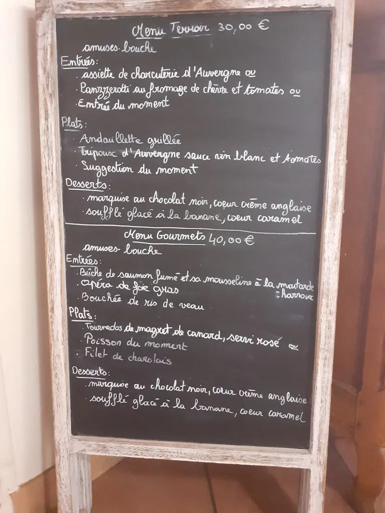 Menu_Le Relais Bourbonnais_Broût-Vernet_imagen_3