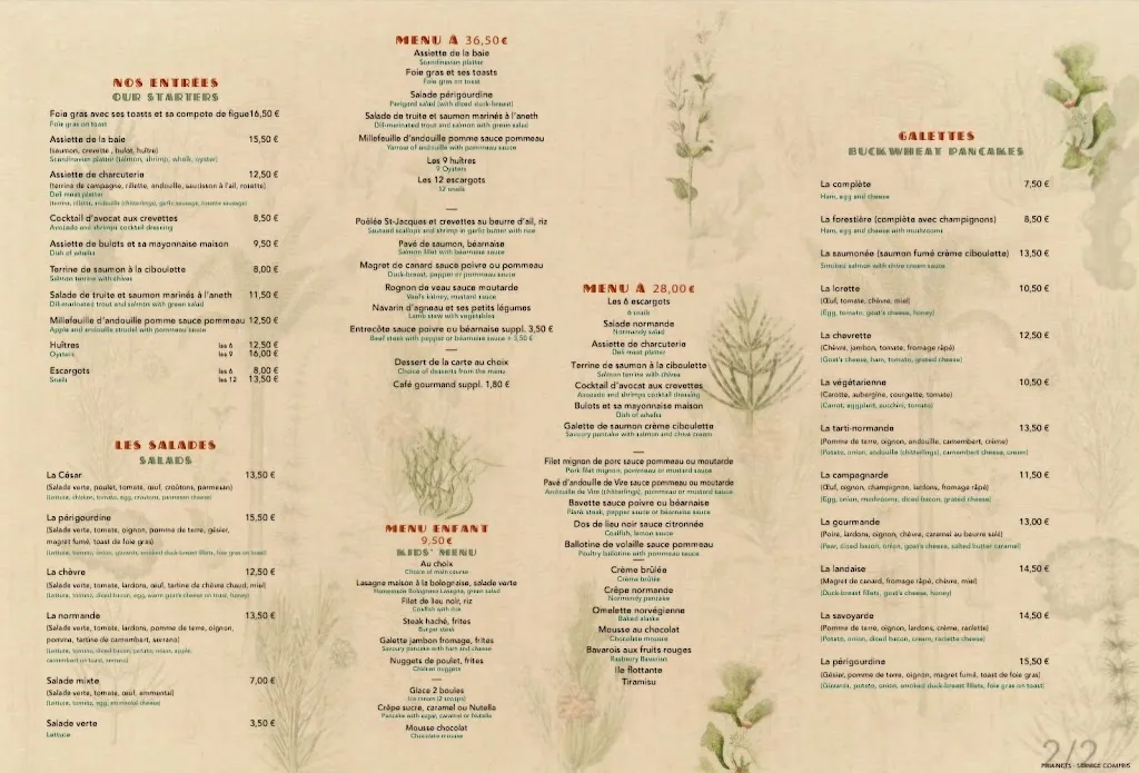 Menu_La Casa de Quentin_Pontorson_image_1
