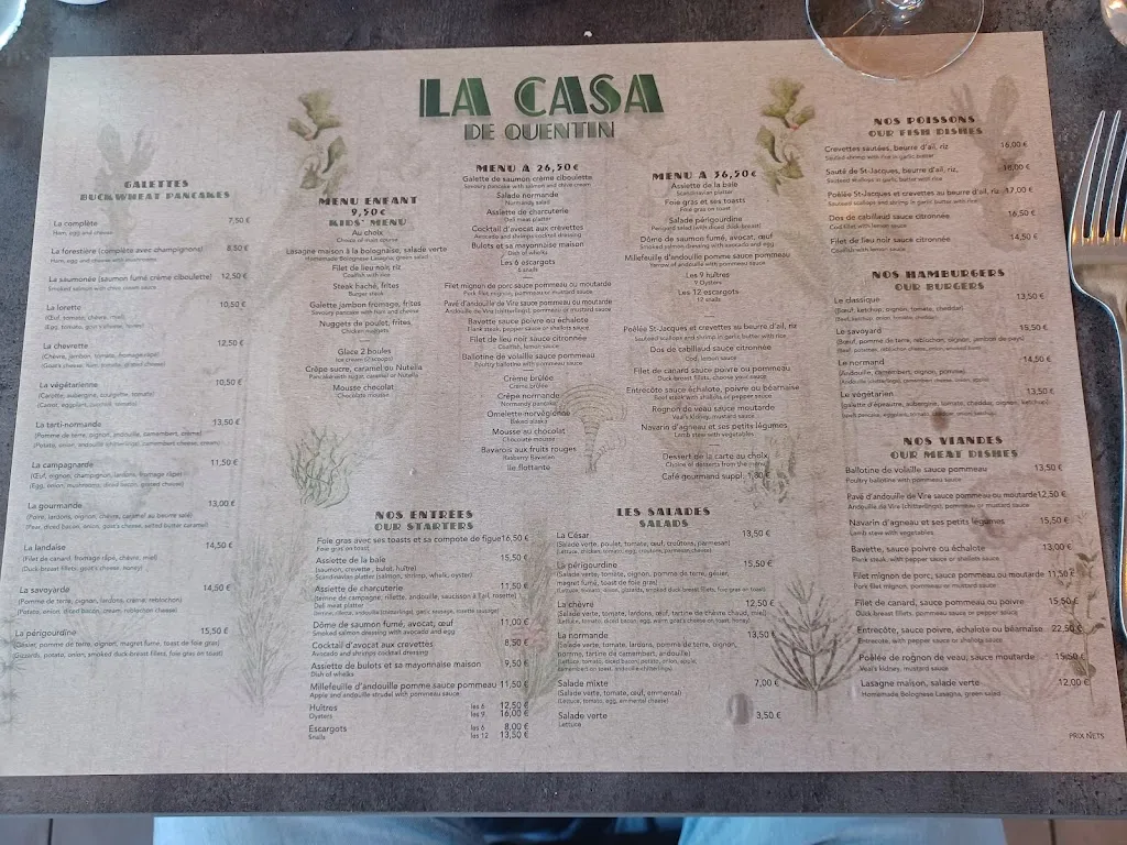 Menu_La Casa de Quentin_Pontorson_image_4