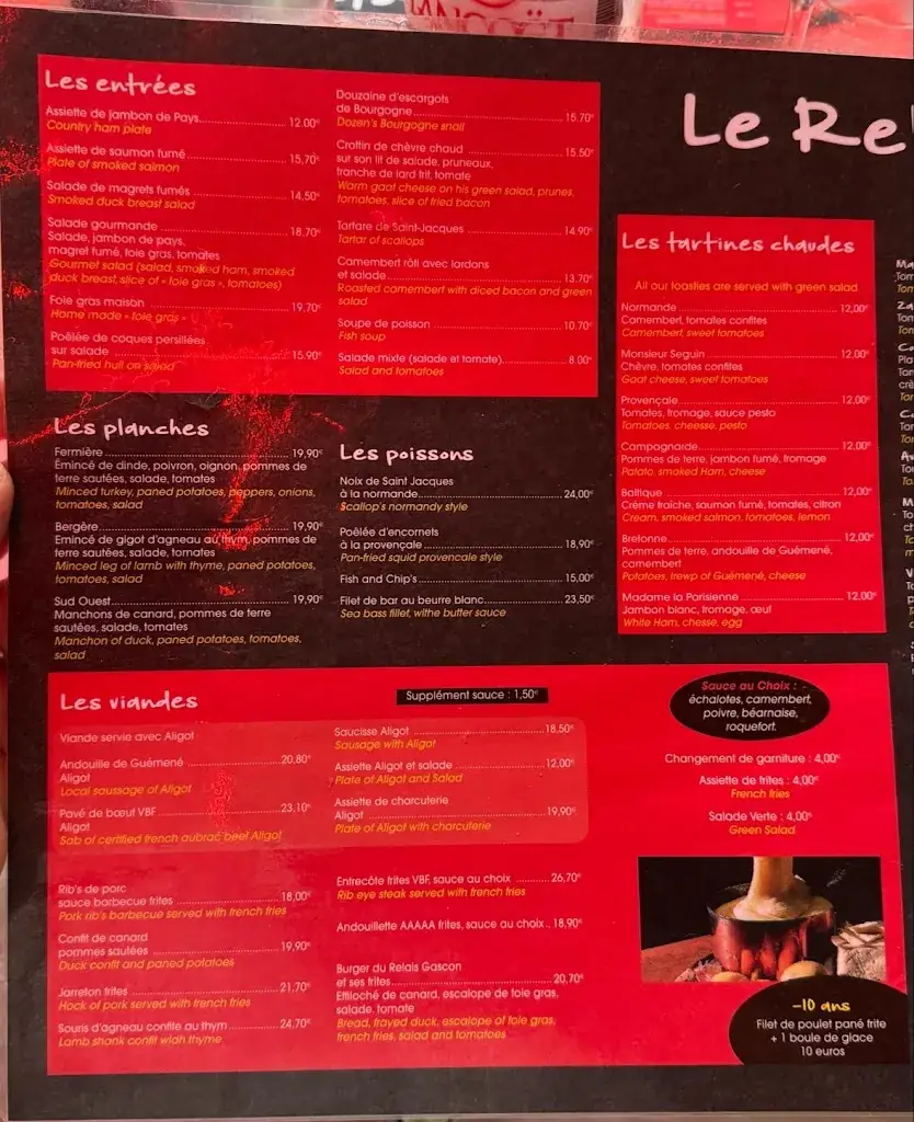 Menu_Le relais gascon_Pontorson_image_2