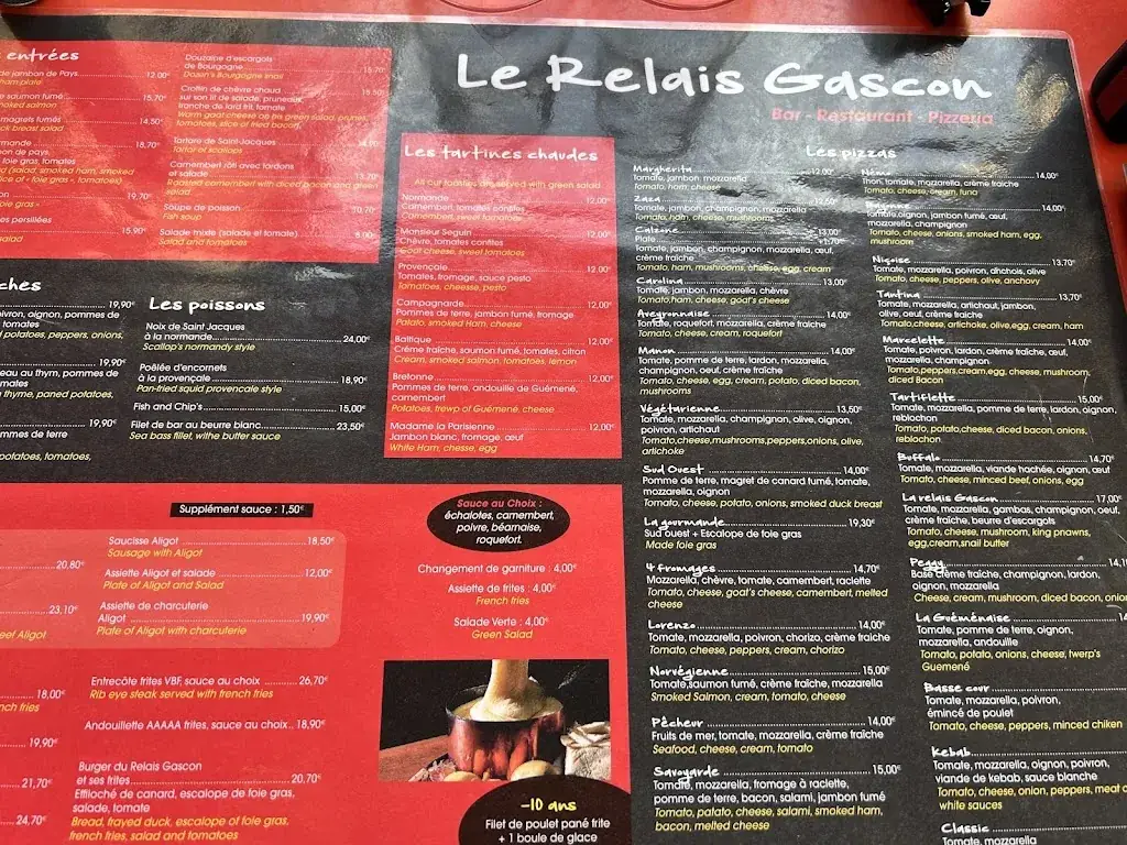 Menu_Le relais gascon_Pontorson_image_3