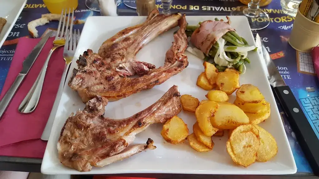 Menu_Le Grillon, Restaurant, Crêperie, Grill avec Agneau de Pré-salé, produits locaux, Hôtel_Pontorson_image_7