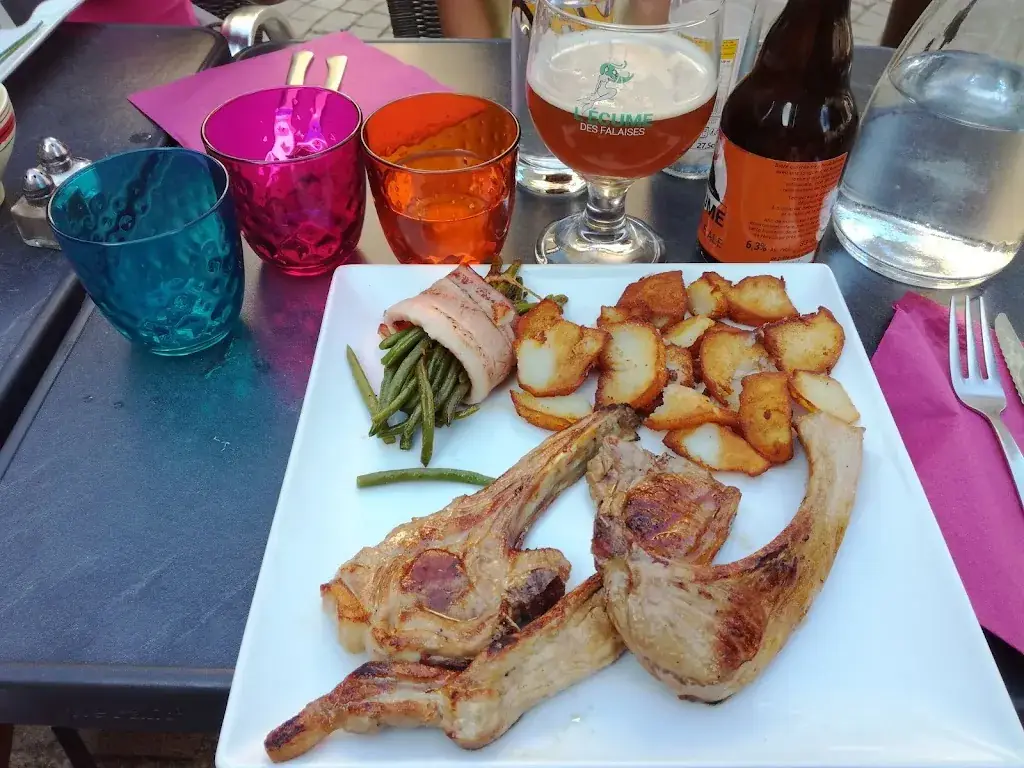 Menu_Le Grillon, Restaurant, Crêperie, Grill avec Agneau de Pré-salé, produits locaux, Hôtel_Pontorson_image_8