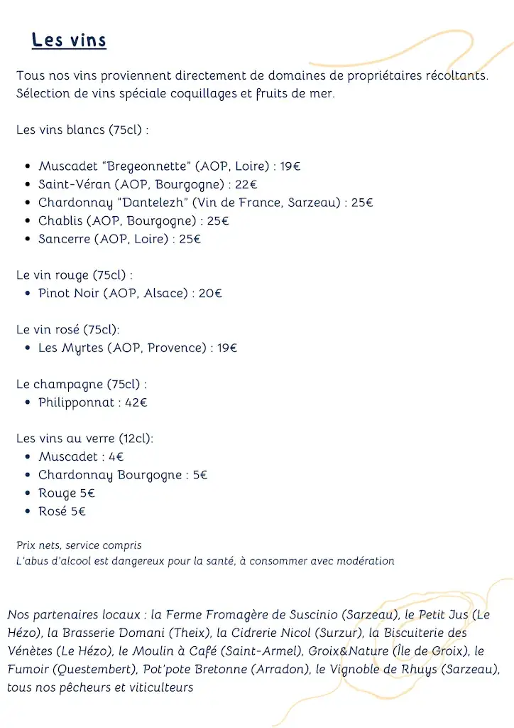 Menu_Les Parcs Du Passage_Saint-Armel_image_1