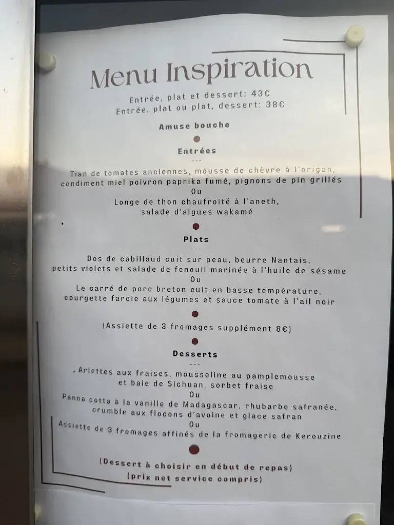 Menu_Le Vieux Colombier_Sarzeau_image_1