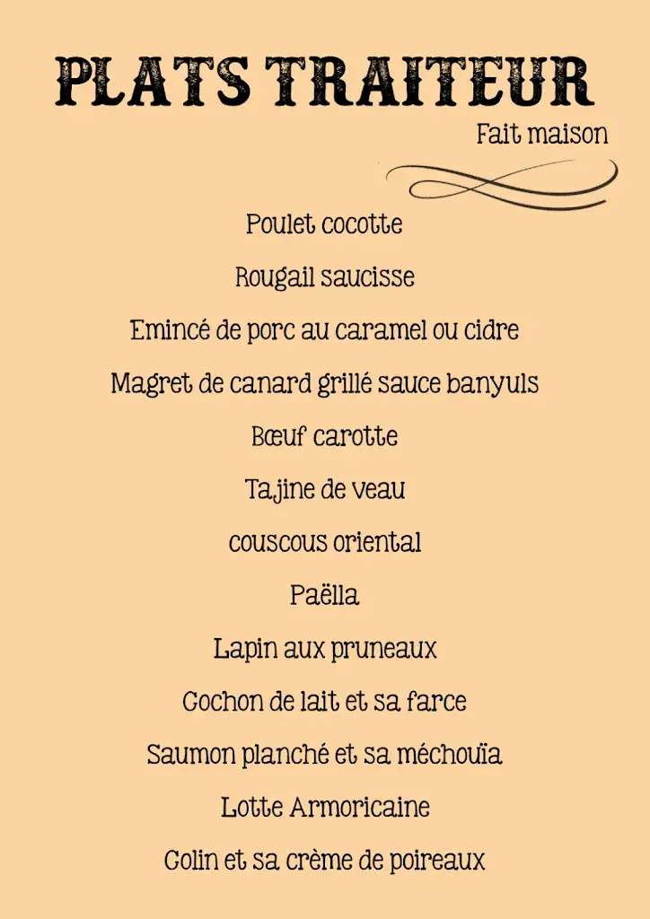 Menu_Restaurant pizzéria Le Pas Sage_Hézo_image_1