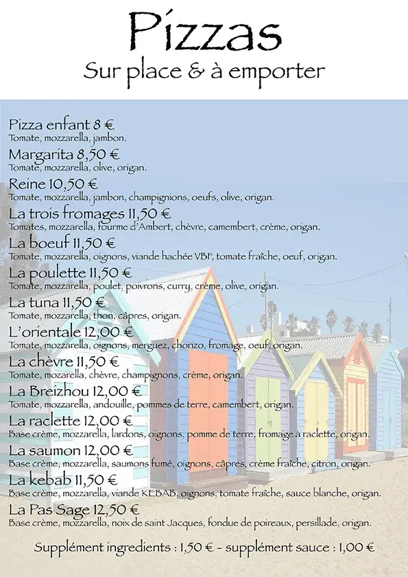 Menu_Restaurant pizzéria Le Pas Sage_Hézo_image_2