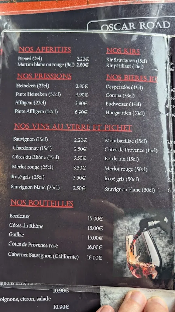 Menu_Oscar road st donan_Saint-Donan_image_4