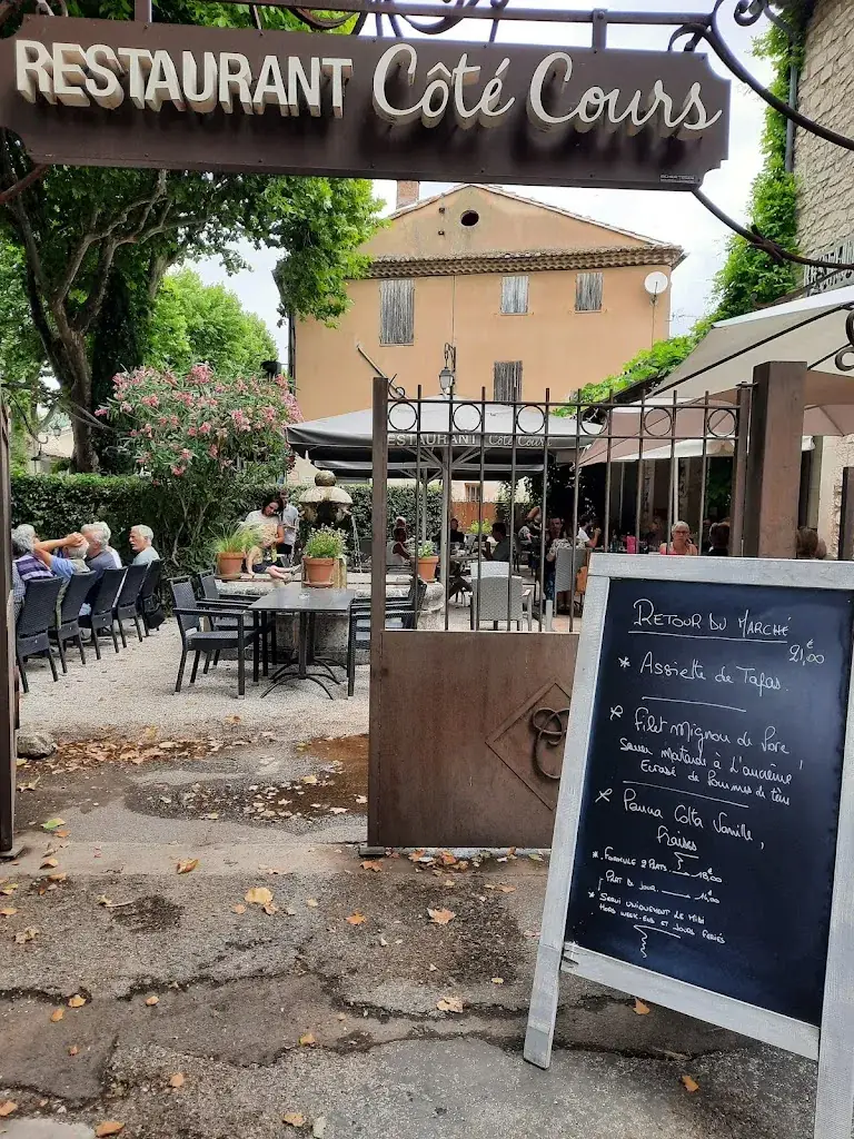 Menu_Restaurant Côté Cours St Didier en Provence_Saint-Didier_image_2