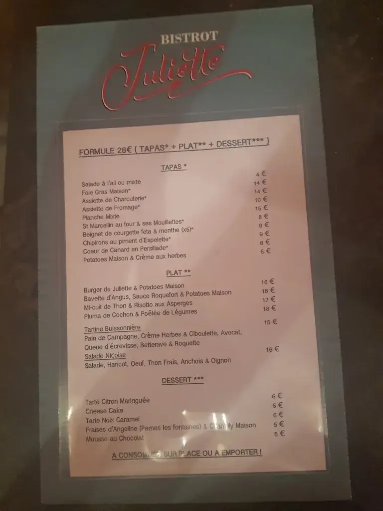 Menu_Bistrot Juliette_Saint-Didier_image_3