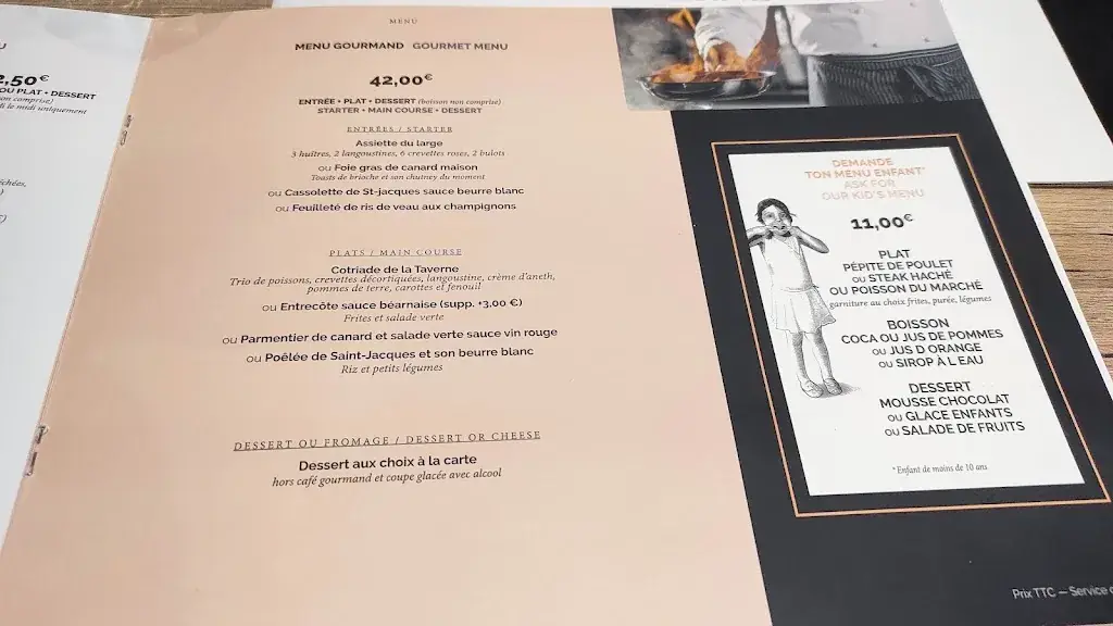 Menu_La Taverne - Table de caractère - Saint-Brieuc_Saint-Brieuc_image_3