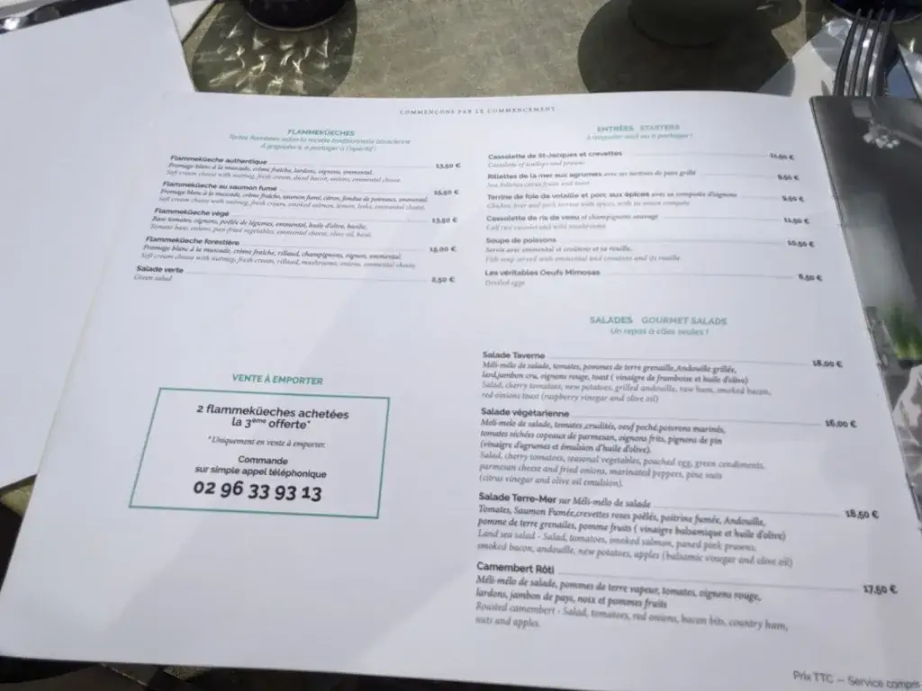 Menu_La Taverne - Table de caractère - Saint-Brieuc_Saint-Brieuc_image_4