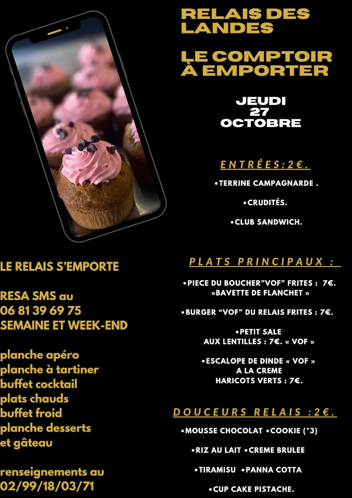 Menu_Le Relais Des Landes_Saint-Sauveur-des-Landes_immagine_1