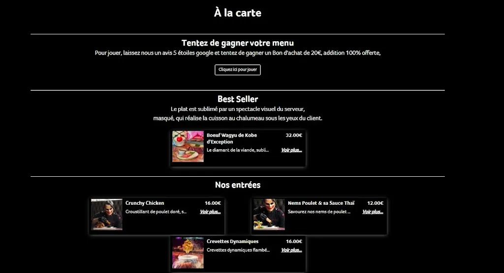 Menu_Madness fusion food_Marseille_image_1