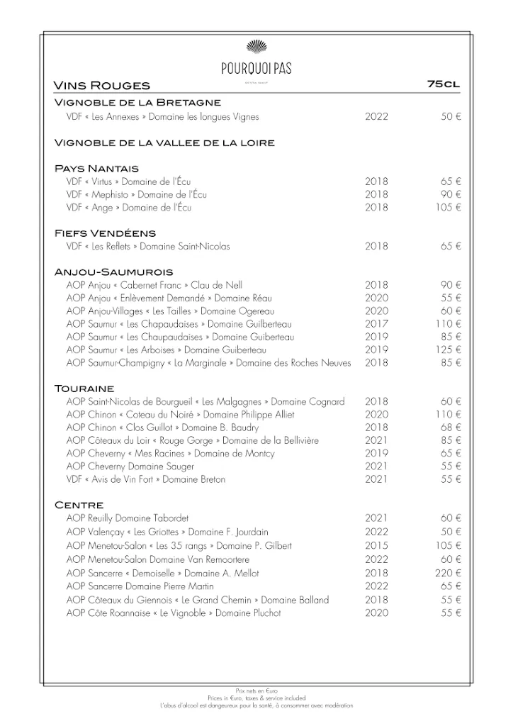 Menu_Restaurant Pourquoi Pas Dinard_Dinard_image_3