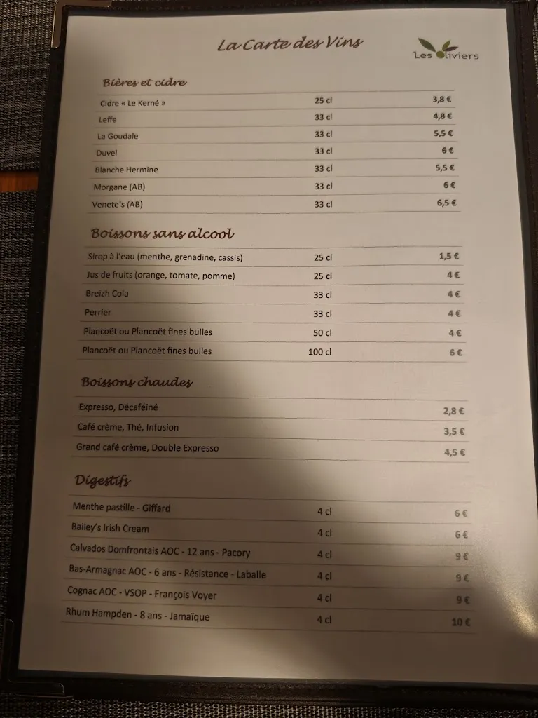 Menu_Les Oliviers_Vannes_image_2